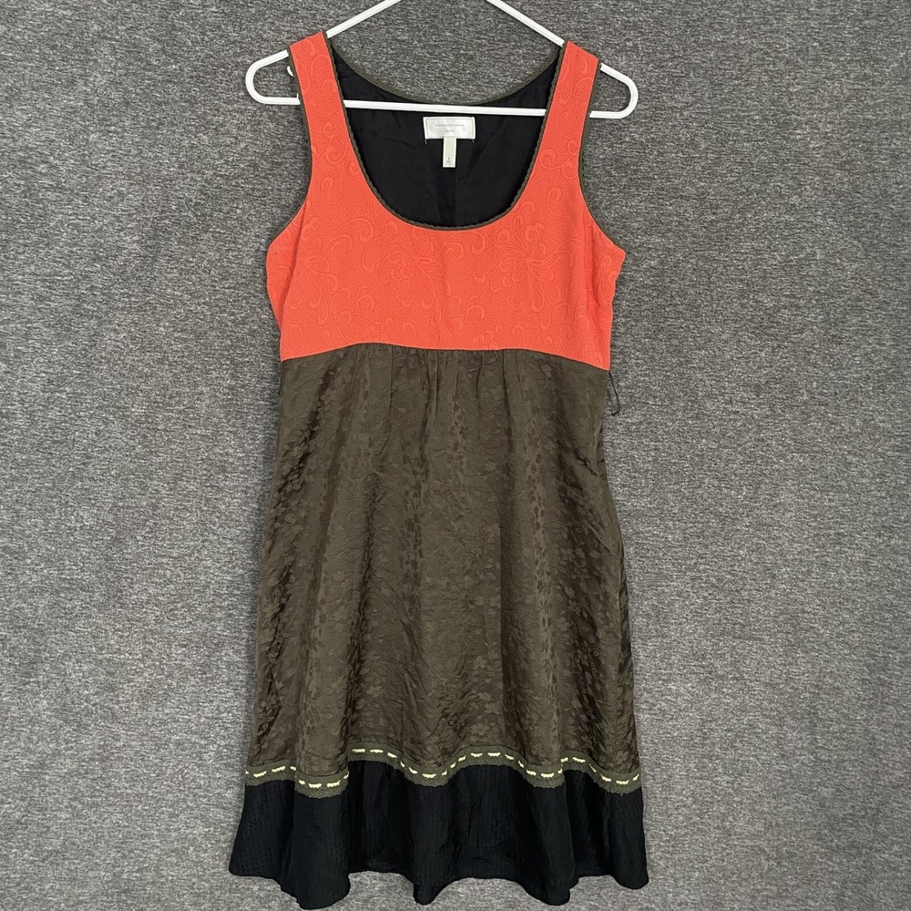 Moulinette Soeurs Slik Dress Womens Sz 6 Babydoll Slip Knee Length Anthropologie